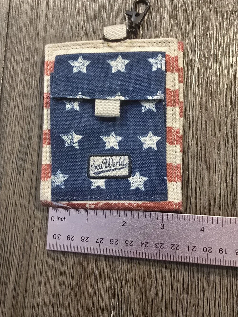United States Flag Wallet From Sea World